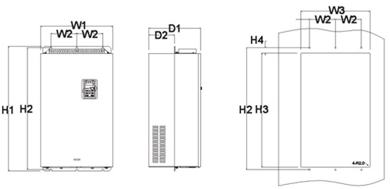 Преобразователь частоты INVT GD200-018G/022P-4